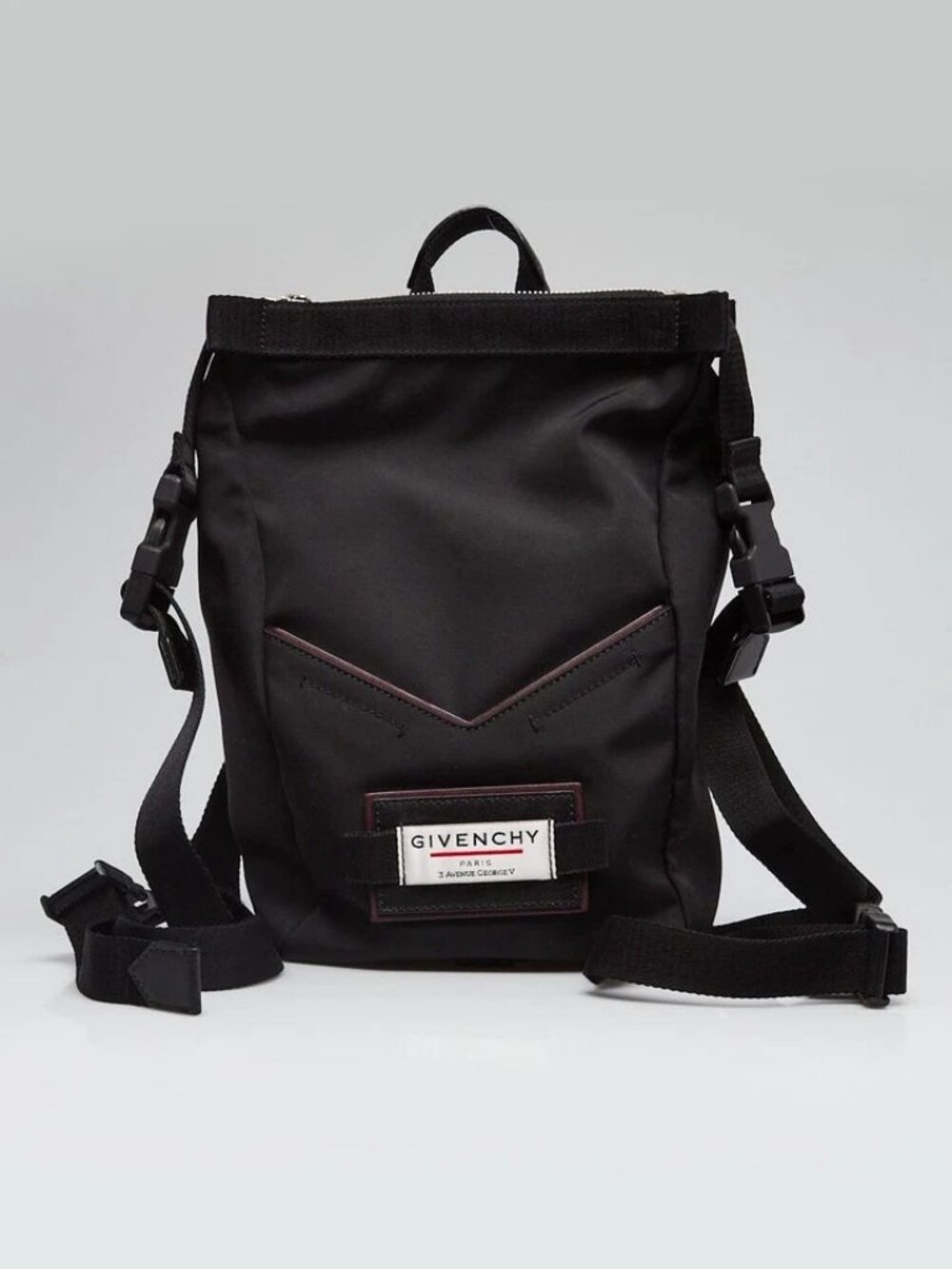 Givenchy Black Nylon Mini Downtown Backpack Bag
